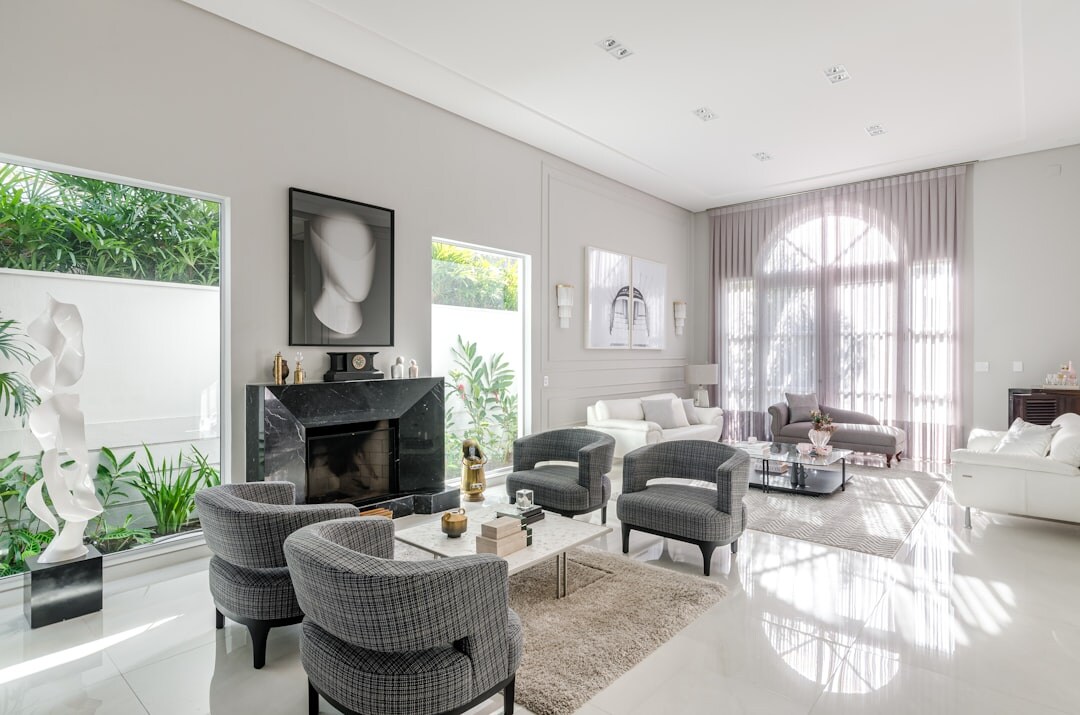 luxury celebrity living room
